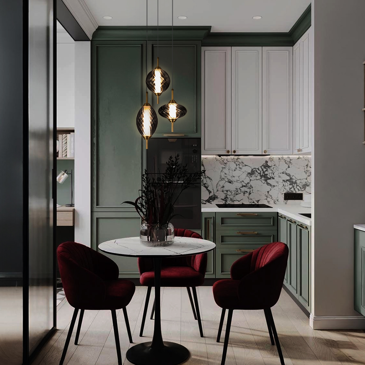 Светильник подвесной Loft It Helix 10421/A Smoke