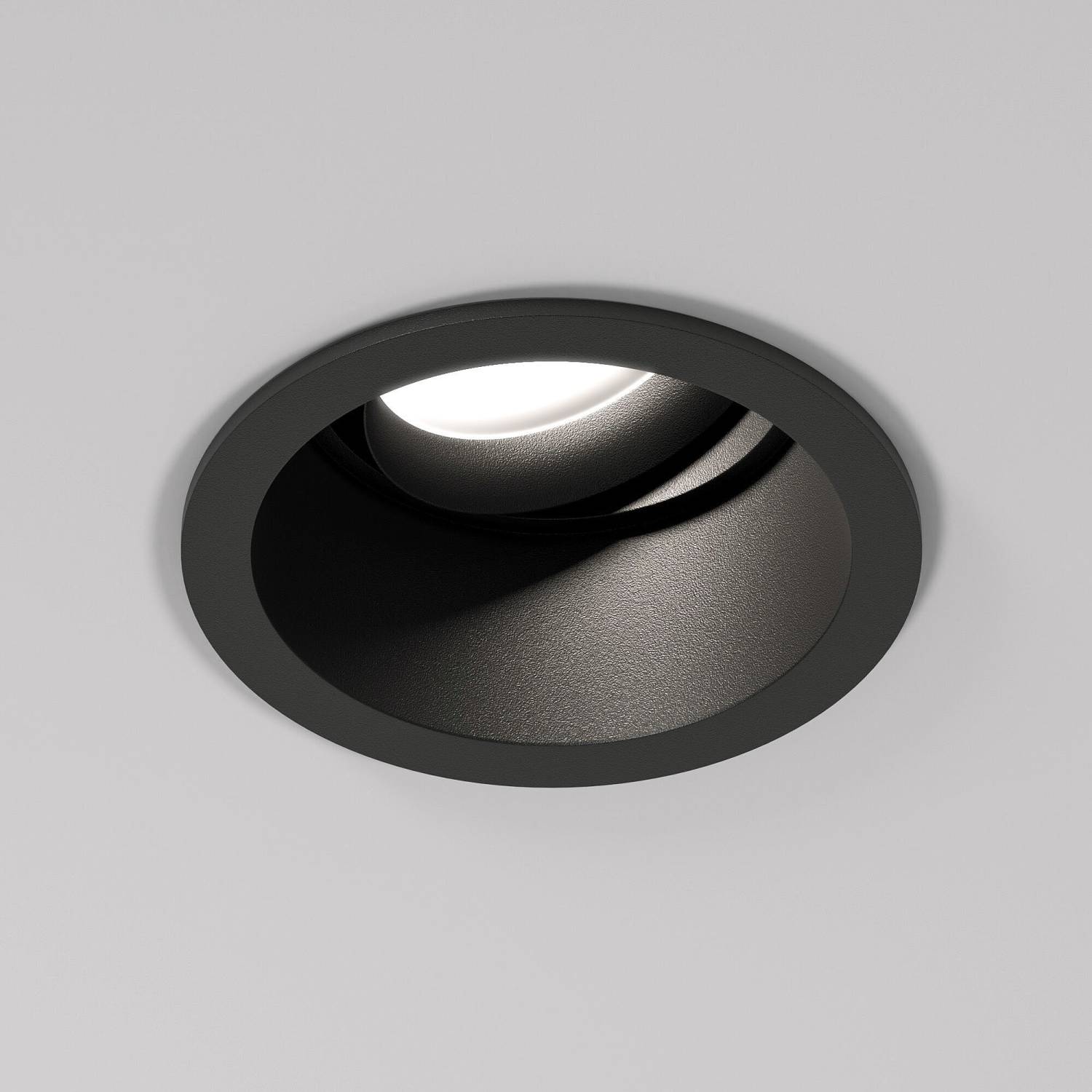 Встраиваемый светильник Elektrostandard Hide 25008/01 GU10 чёрный