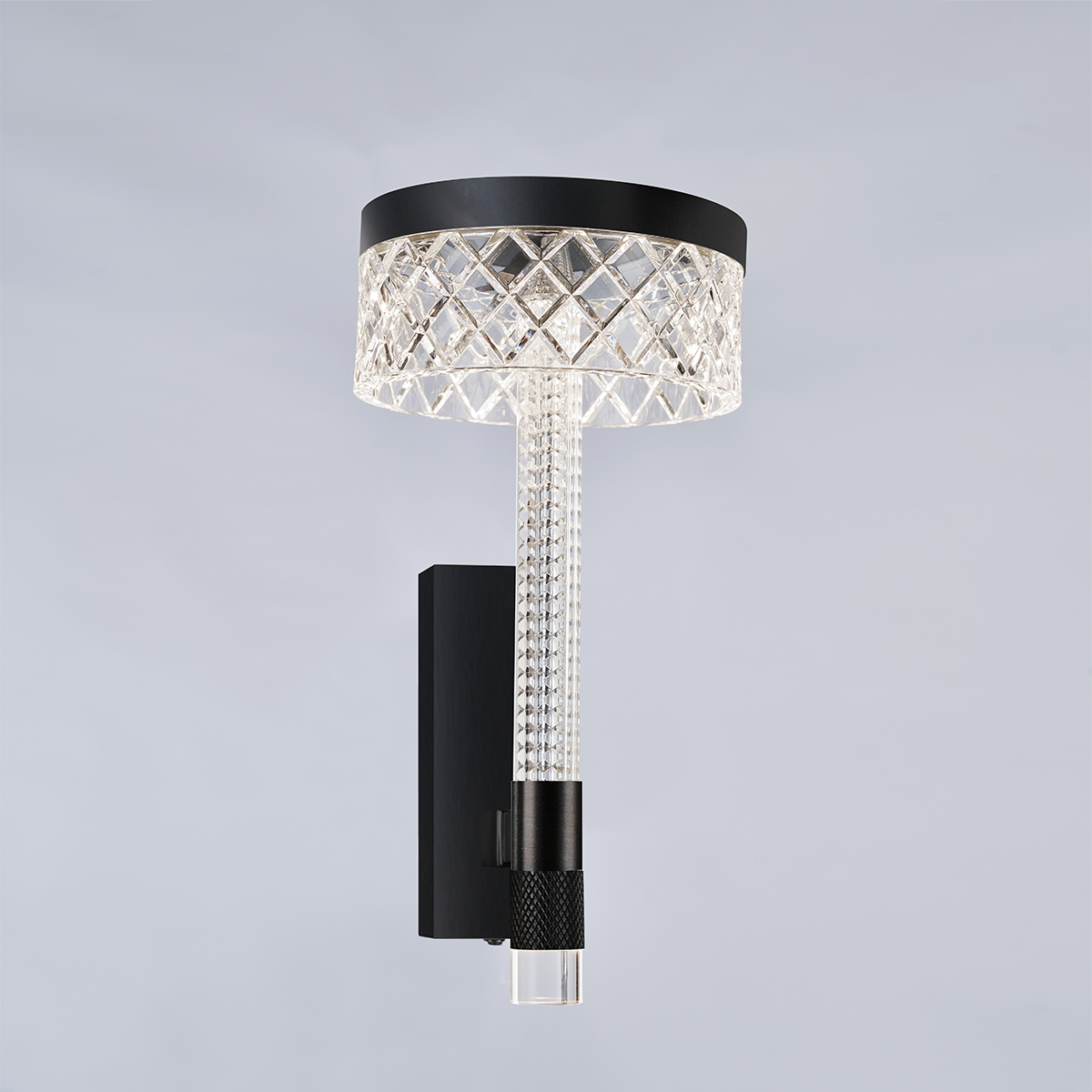 Настенное бра Delight Collection Diamond cut MB21020075-1A matt black