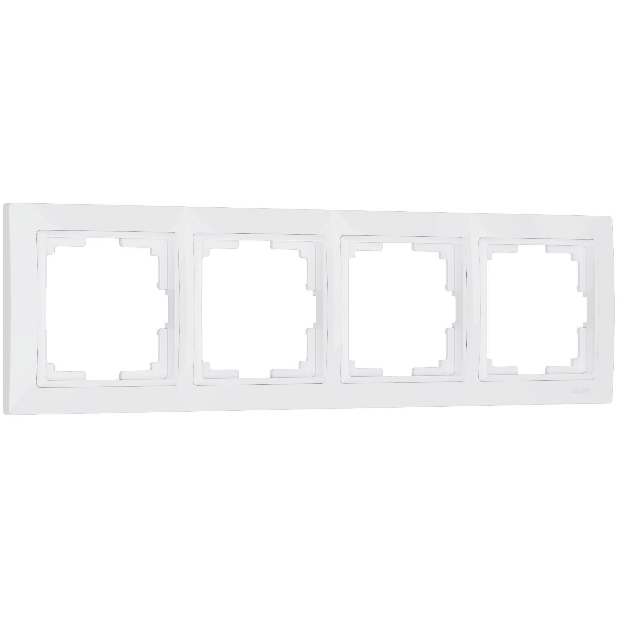Рамка Werkel W0042001/ Рамка на 4 поста Snabb basic (белый)