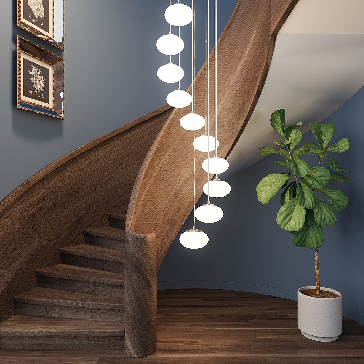 Подвесная люстра Citilux Atman smart CL226A091