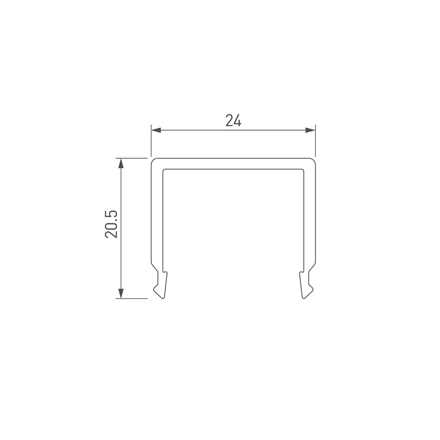 Экран для профиля Arlight 019210(1)