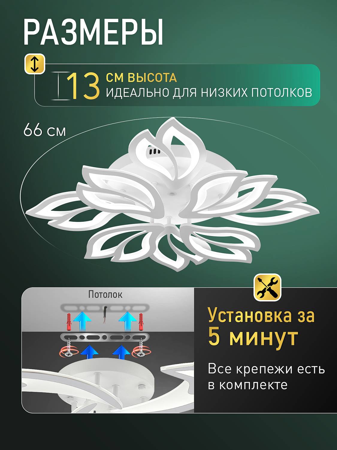 Потолочная люстра Natali Kovaltseva Sand Ii LED LAMPS 85003