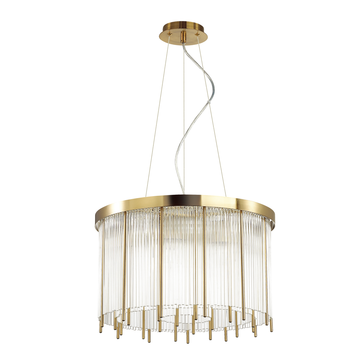 Подвесная хрустальная люстра York Odeon Light 4788/7 Подвесная хрустальная люстра York Odeon Light 4788/7