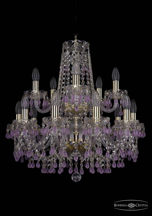 Подвесная хрустальная люстра 1410 Bohemia 1410/10+5/195/2d G V7010