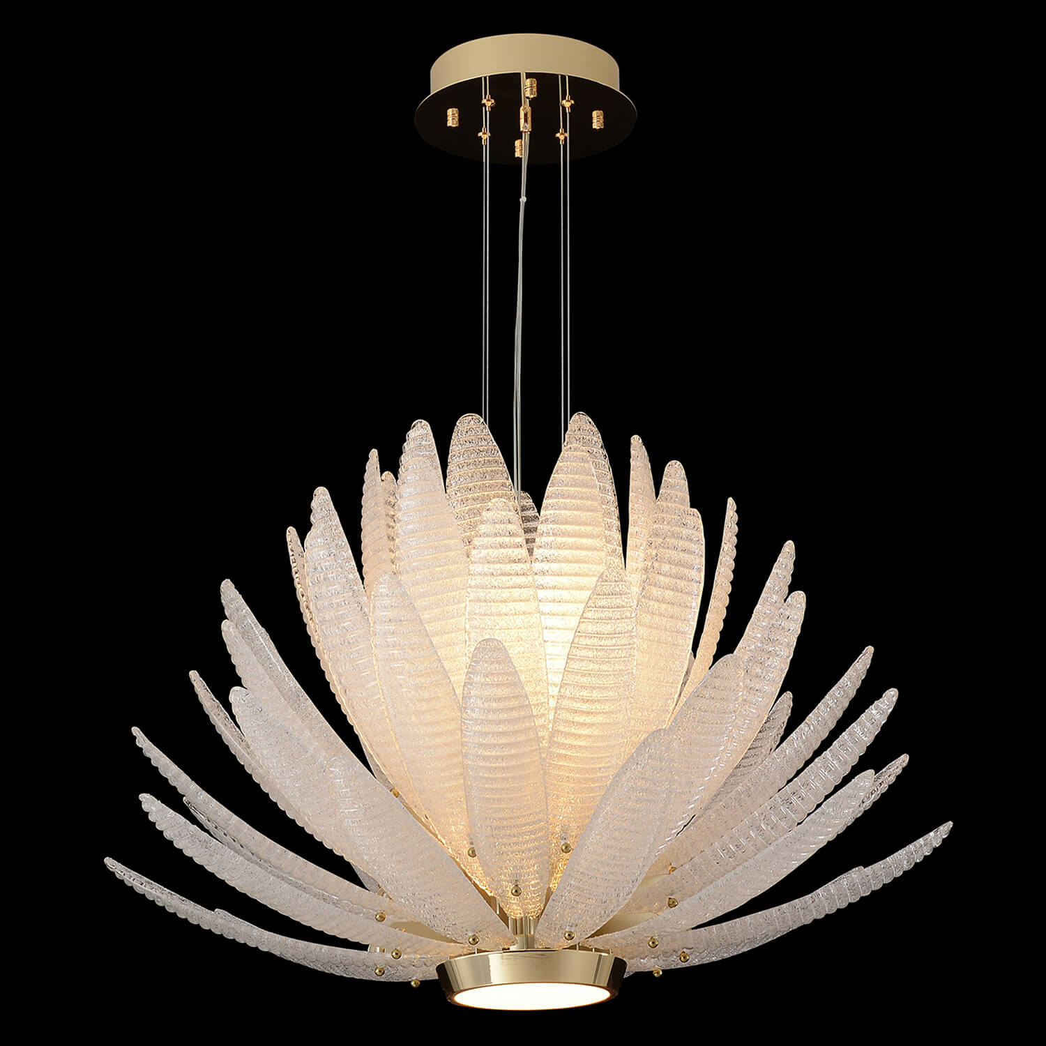 Подвесная люстра Crystal Lux Artichoke ARTICHOKE SP8+1 GOLD