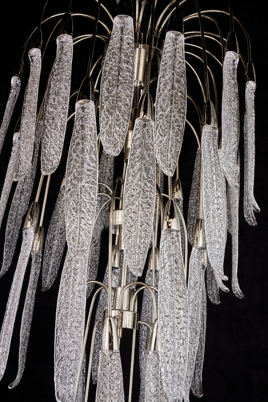 Люстра каскадная LEON Kamilla LE3065/2000 NI