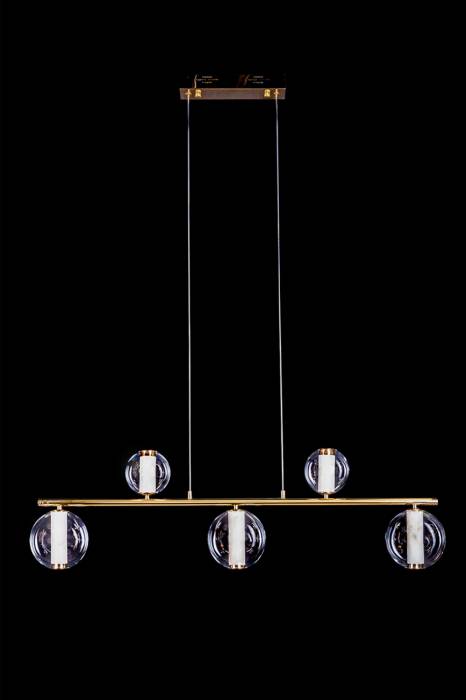 Светильник подвесной LEON Aurore LE7703/5L Gold