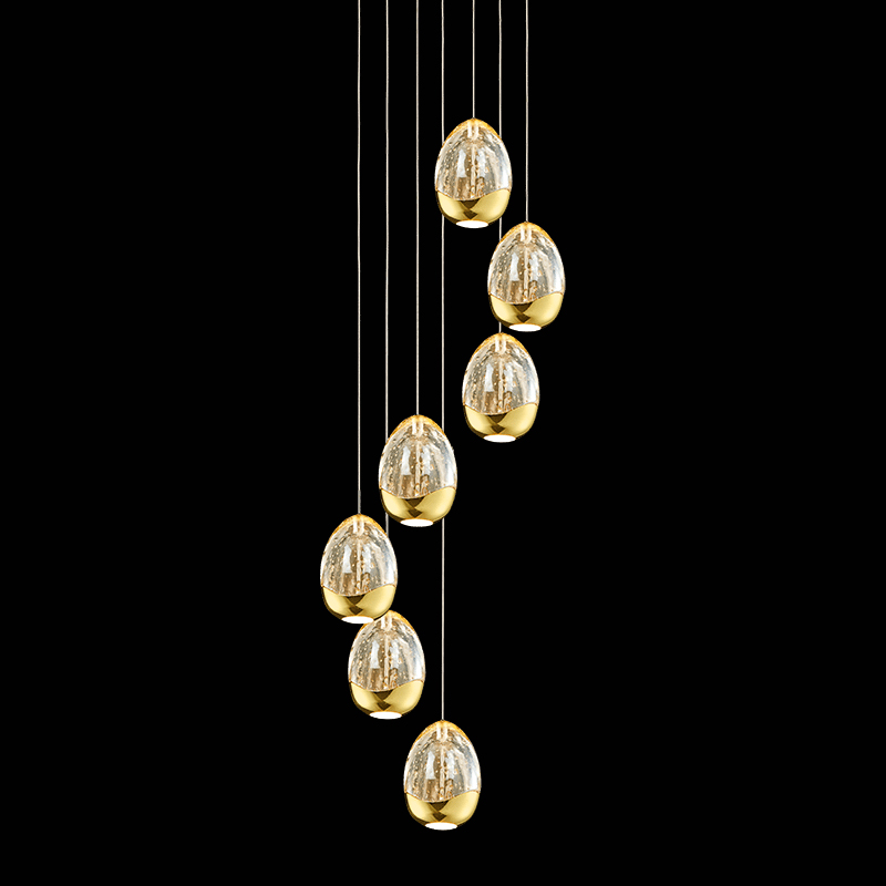 Люстра каскадная Delight Collection Terrene MD13003023-7A gold