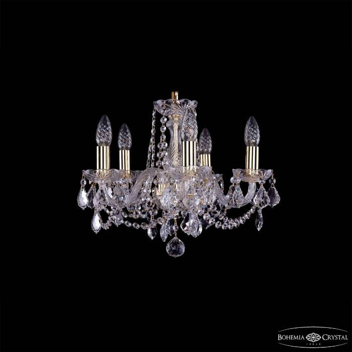 Подвесная хрустальная люстра 1402 Bohemia 1402/5/141 G Leafs