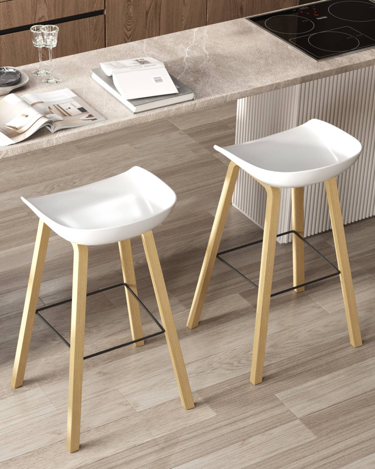 Барный стул Stool Group Libra 8319 WHITE