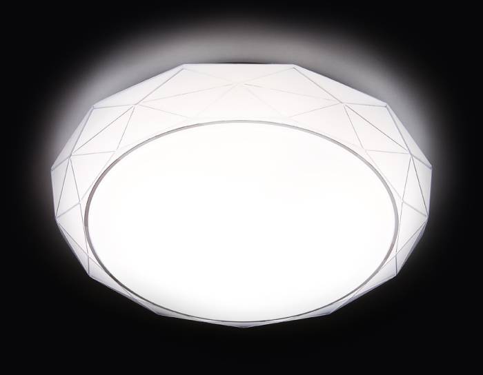 Потолочный светодиодный светильник Ambrella Orbital Air F16 WH 48W D400