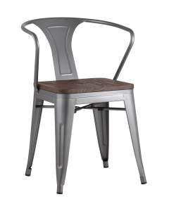 Обеденный стул Stool Group Tolix Arm Wood YD-H440AR-W YG-15