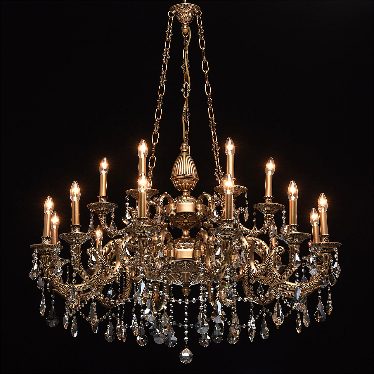 Подвесная хрустальная люстра Габриэль Chiaro 491010918