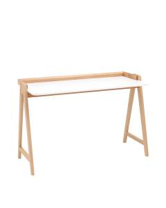 Стол письменный Stool Group Pyramid T-002-P white / natural