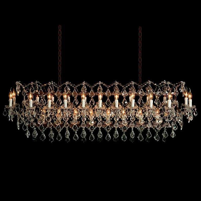 Подвесная хрустальная люстра Rococo L'Arte Luce Luxury L27903