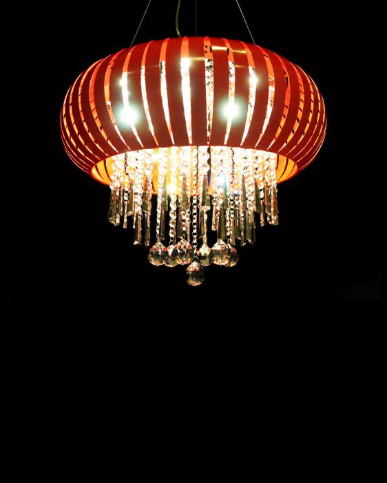 Подвесная хрустальная люстра Armada Lumina Deco LDP 878 RD