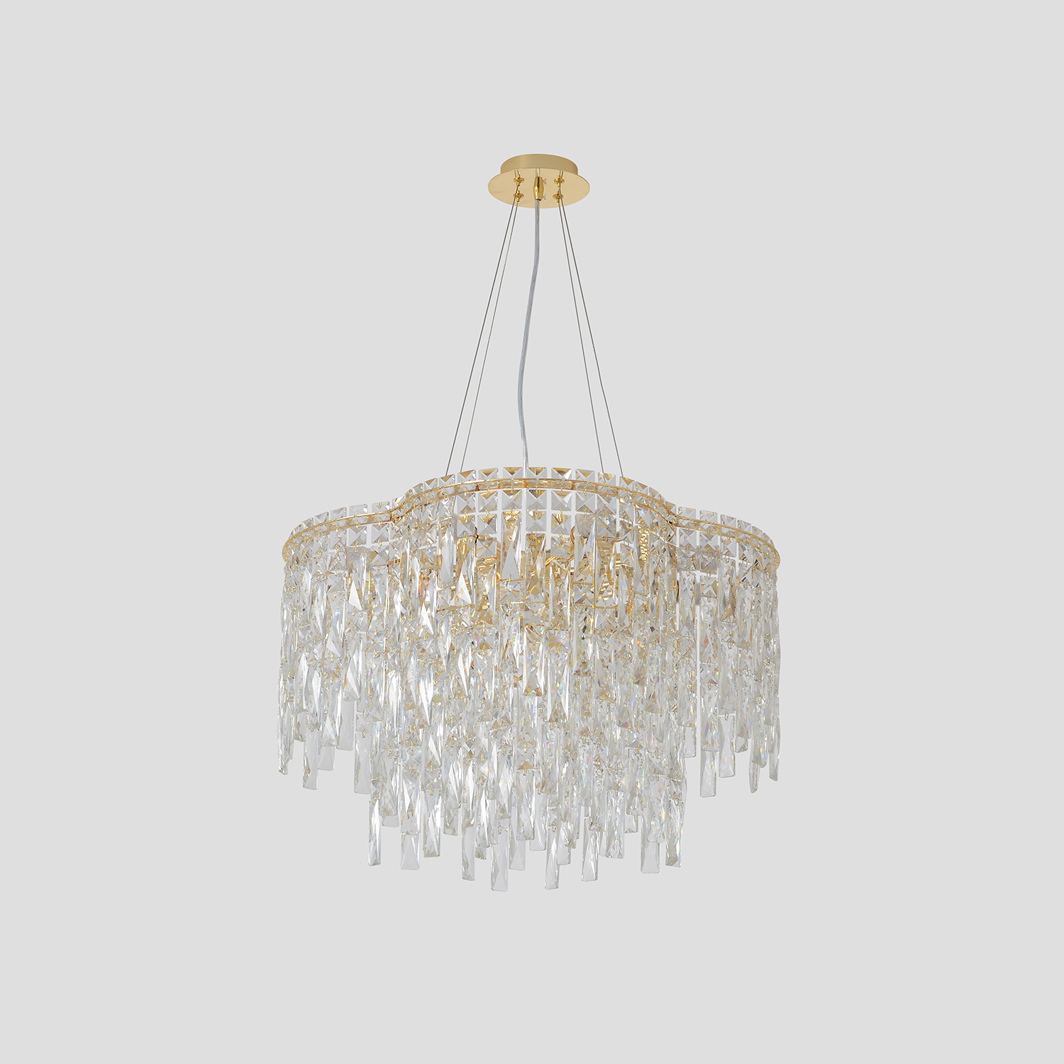 Подвесная люстра Crystal Lux Abril ABRIL SP12 GOLD