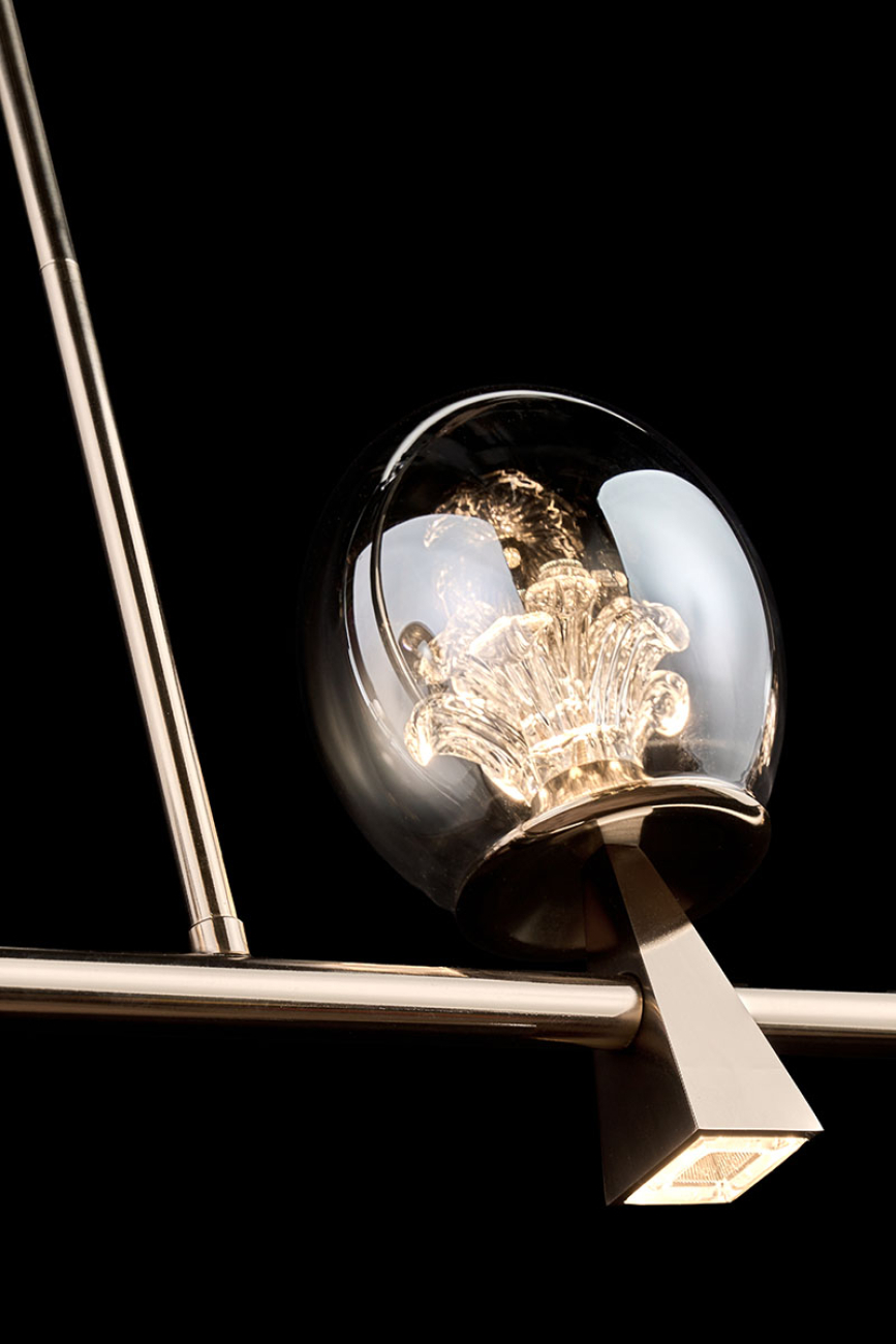 Люстра на штанге LEON Nancy LE3053/4L GD