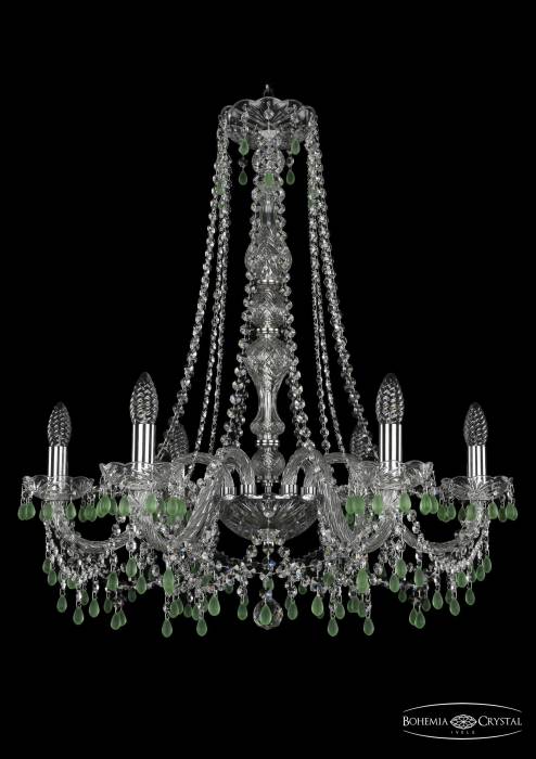 Подвесная хрустальная люстра 1410 Bohemia 1410/6/240/h-74 Ni V5001