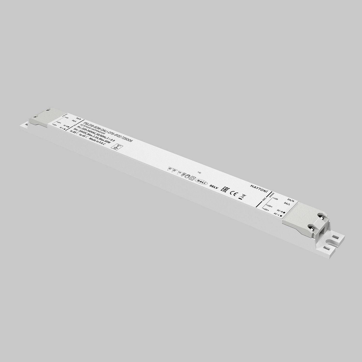 Источник напряжения 24В Dali DT6 60Вт Maytoni Источники напряжения DALI 725006 Источник напряжения 24В Dali DT6 60Вт Maytoni Источники напряжения DALI 725006
