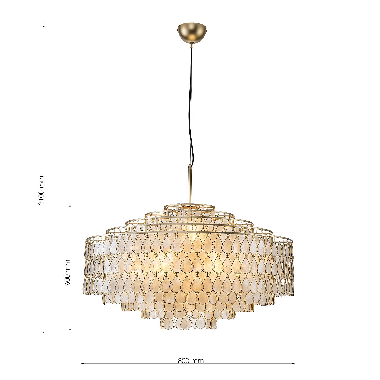 Подвесная люстра Favourite Mollitia 4763-10P