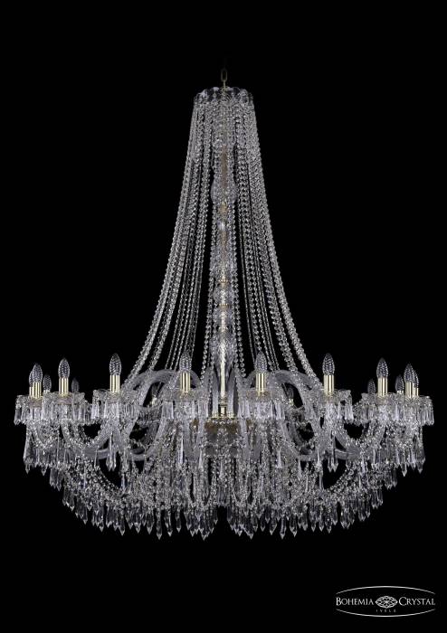Подвесная хрустальная люстра 1403 Bohemia 1403/20/530/h-160 G