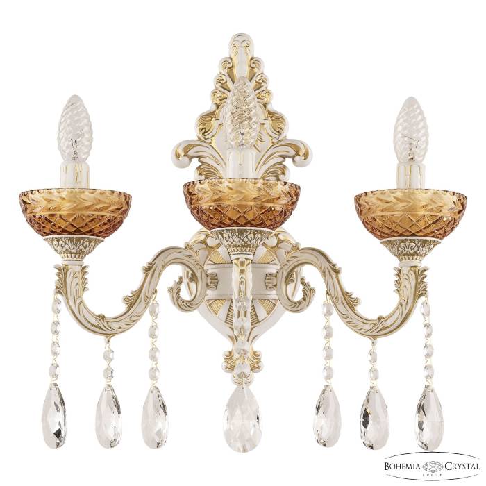 Настенное бра Bohemia AL7901 AL7901B15/3/175 A WMG P Amber/M-1F