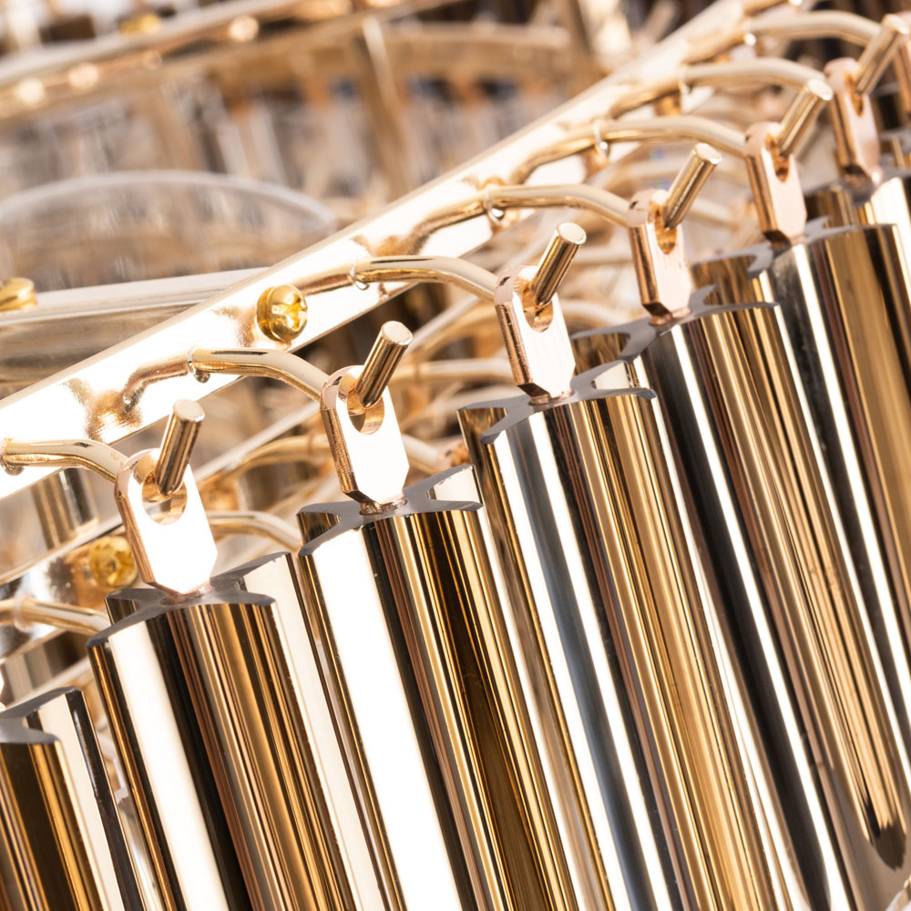 Подвесная хрустальная люстра Frizzante Divinare 1683/01 LM-10