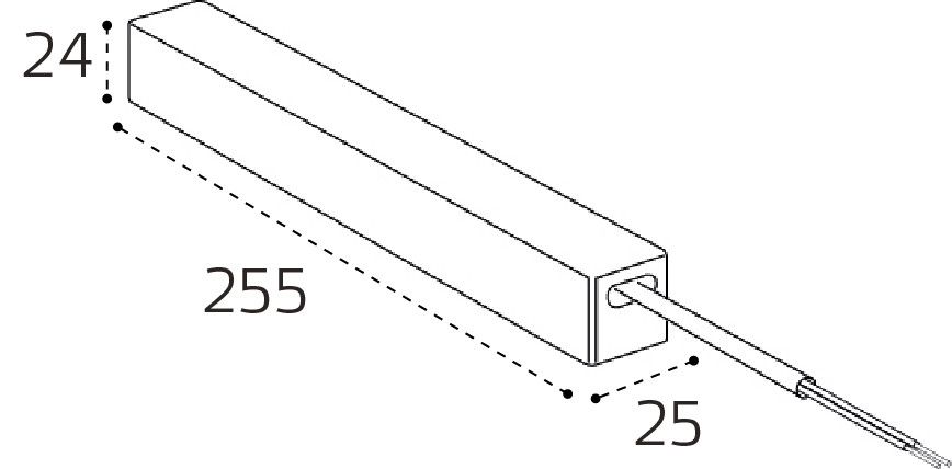 Блок питания 200W к трековой системе KREATORItalline IT09-9023 black