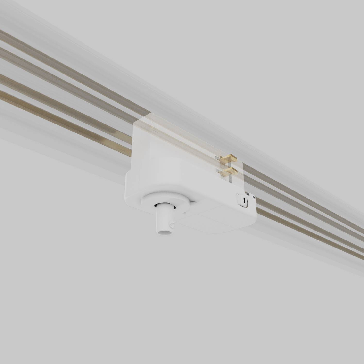 Трековое крепление Maytoni Accessories for tracks Trinity TRA005-3-A-W Трековое крепление Maytoni Accessories for tracks Trinity TRA005-3-A-W