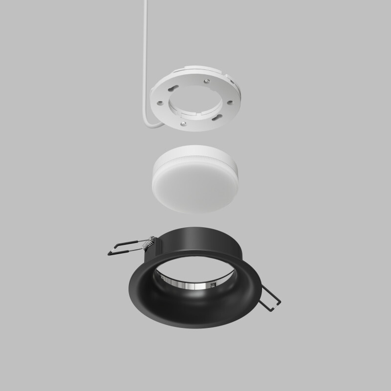 Встраиваемый светильник Denkirs Iner DK2150-BK