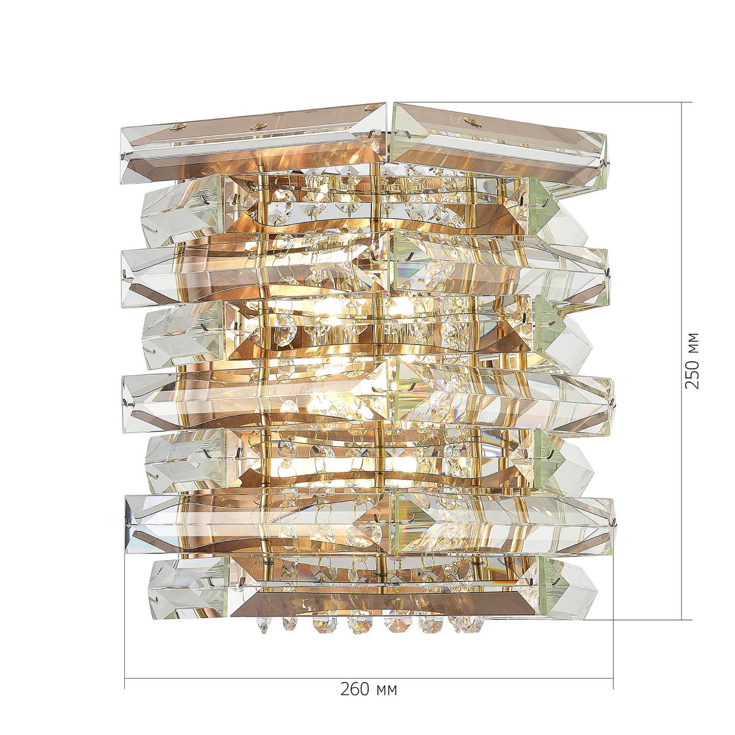 Настенный светильник ST Luce Strozzi SL6137.201.02 Настенный светильник ST Luce Strozzi SL6137.201.02
