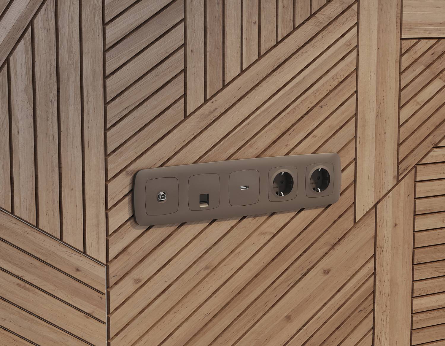 Розетка Ambrella Volt OMEGA MO642005