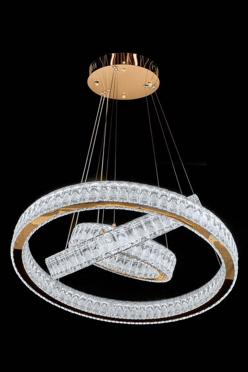 Подвесная люстра LEON Delaina LE3012/800-3K GD