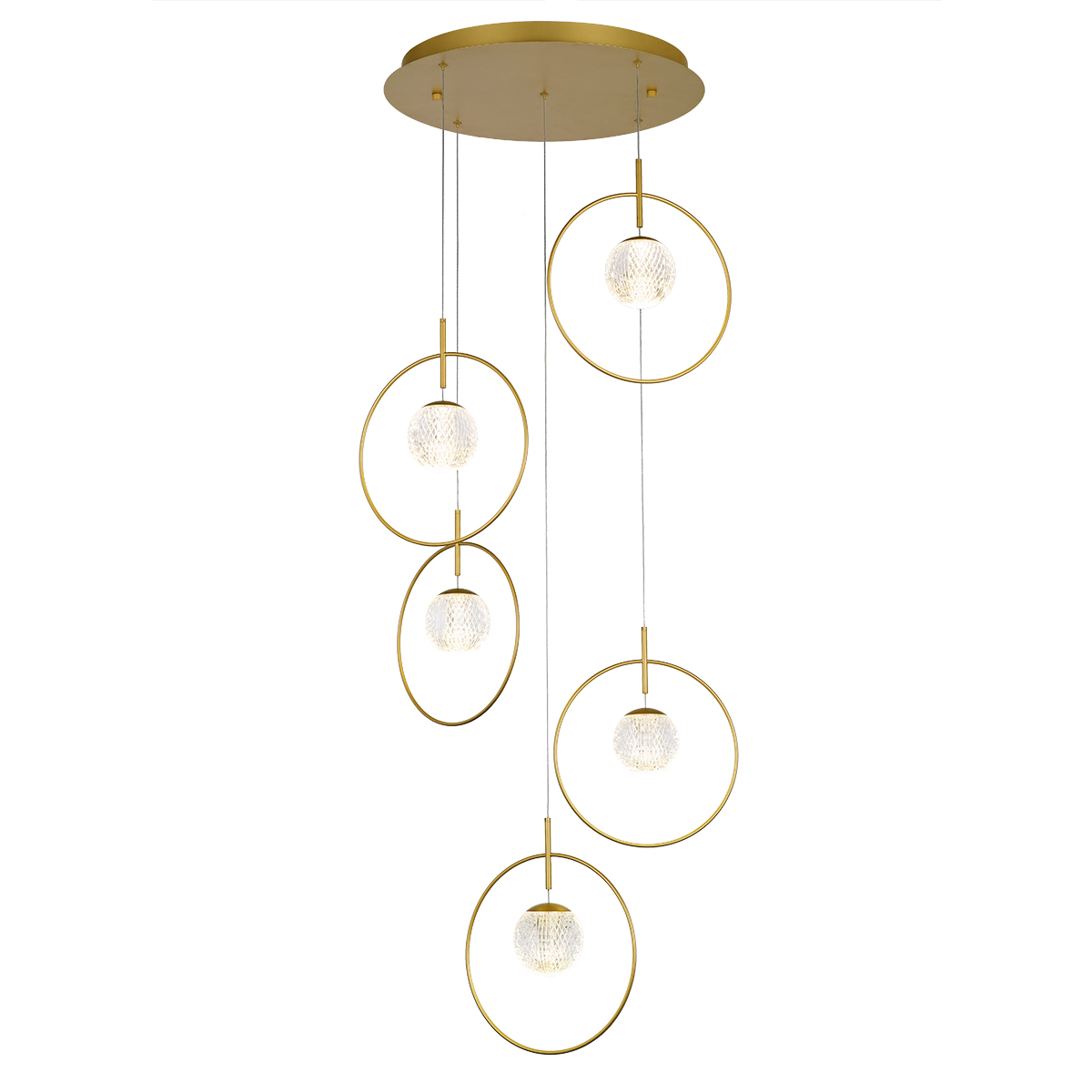 Светильник подвесной Delight Collection Elliot Diamante MD21001043-5A gold Светильник подвесной Delight Collection Elliot Diamante MD21001043-5A gold