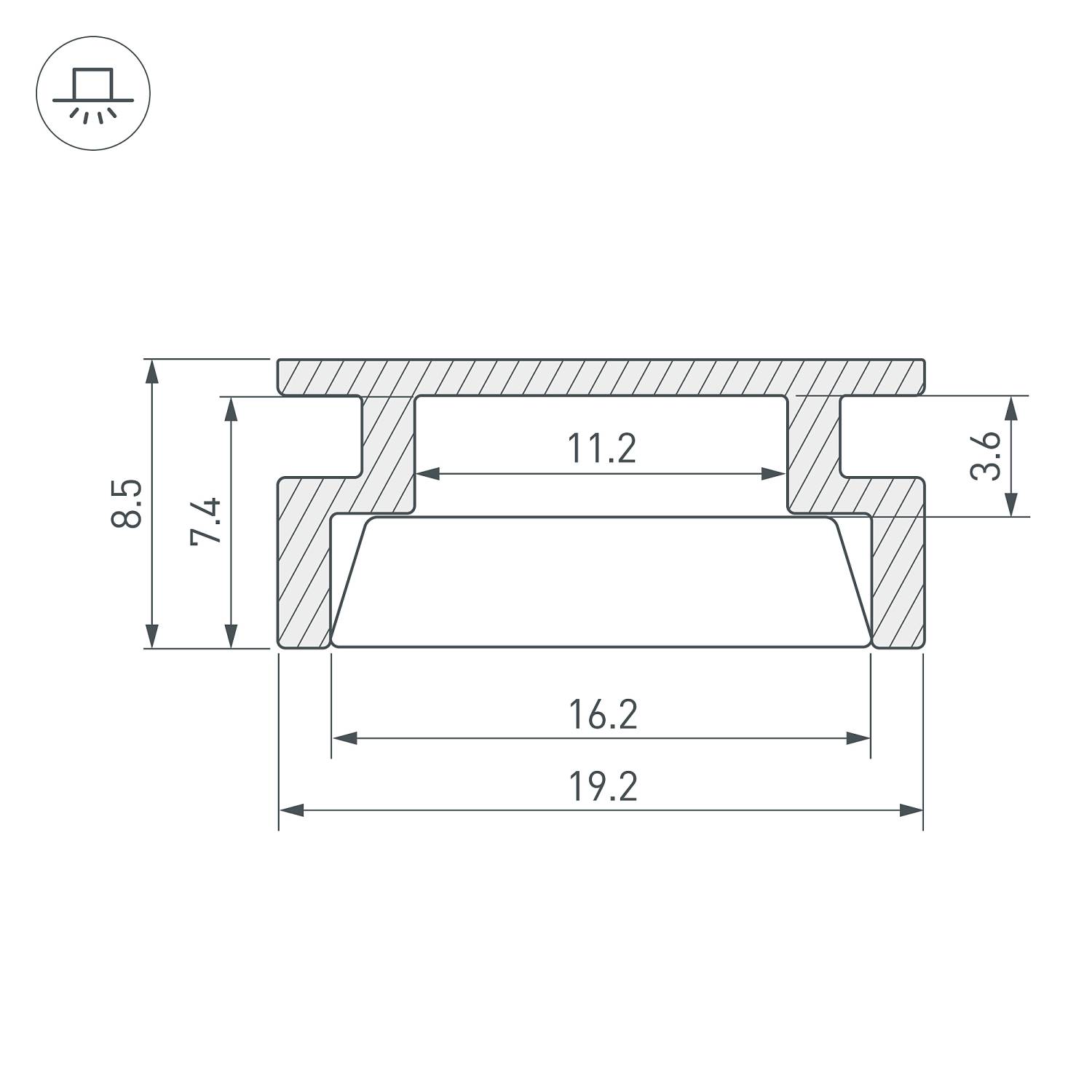Профиль Arlight Hr 044794