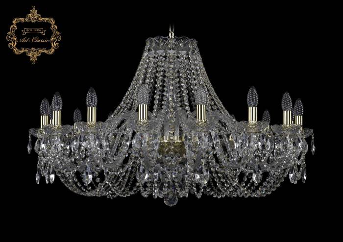 Подвесная хрустальная люстра 11.11 Art Classic 11.11.16.360.Gd.Sp