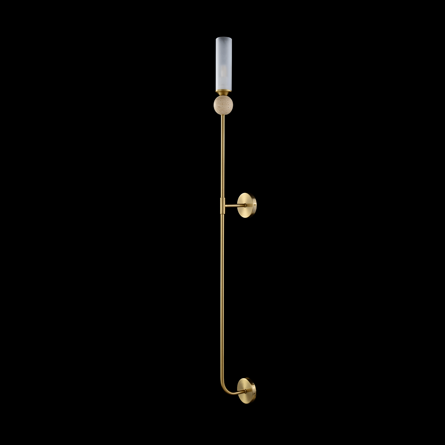 Настенное бра Crystal Lux Simply SIMPLY AP1.2 BRASS