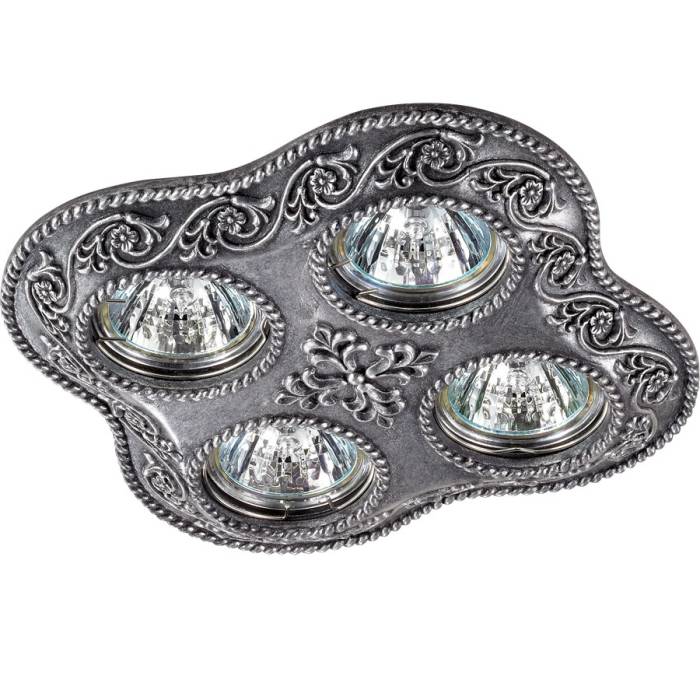 Встраиваемый светильник с узорами Pattern 370079 Novotech