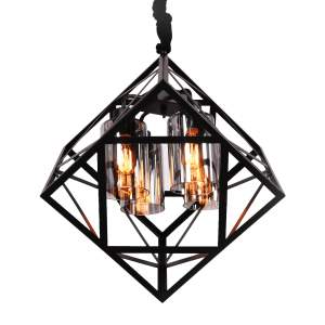 Подвесная люстра Lumina Deco Brutte LDP 11339-4 BK