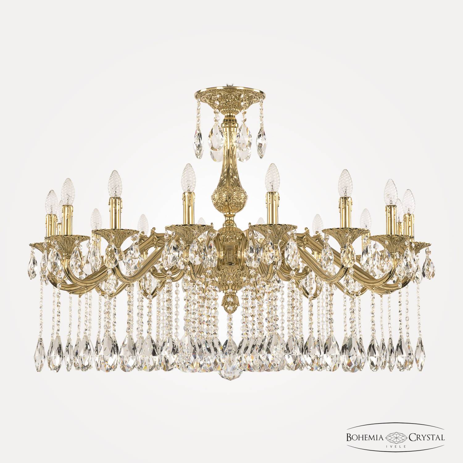 Подвесная хрустальная люстра 7202 Bohemia 72102/16/360 A G