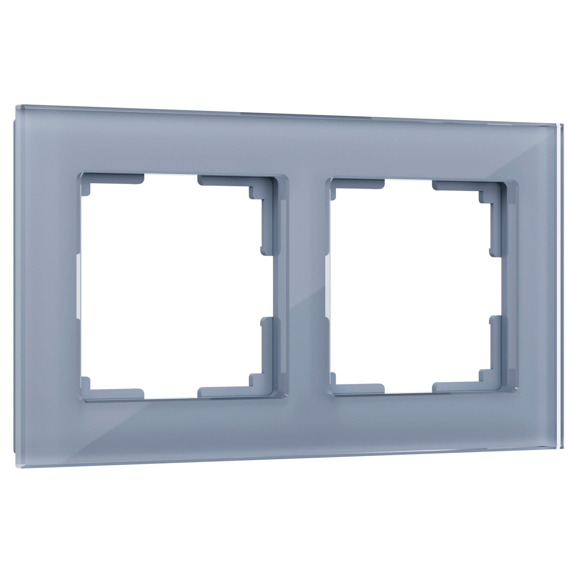 Рамка Werkel W0021115/ Рамка на 2 поста Favorit (серый,стекло) Рамка Werkel W0021115/ Рамка на 2 поста Favorit (серый,стекло)