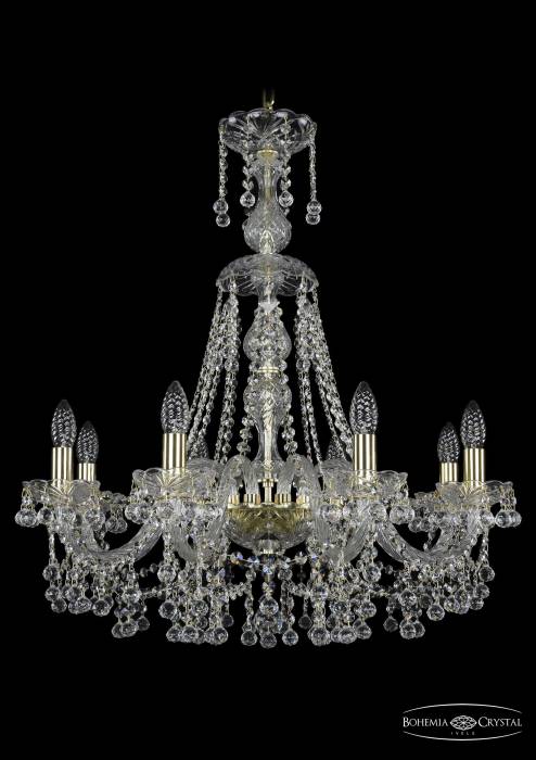 Подвесная хрустальная люстра 1409 Bohemia 1409/8/240/XL-75 G