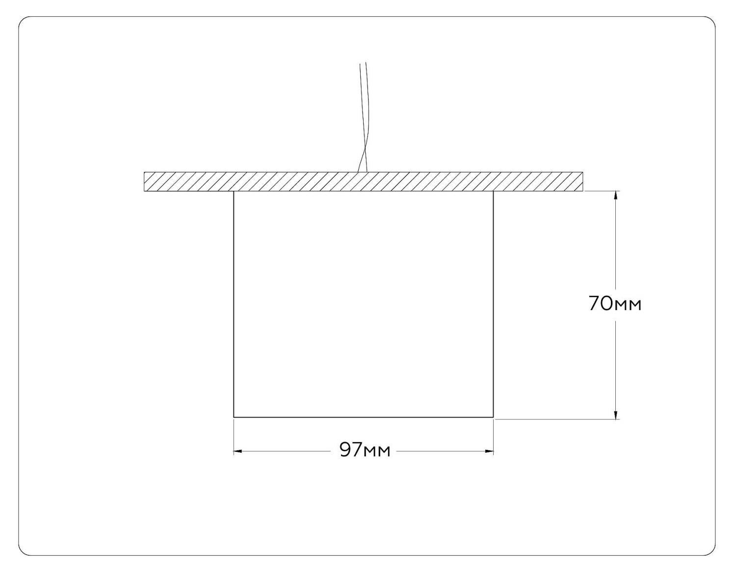 Накладной светильник Ambrella GX Standard tech TN52887