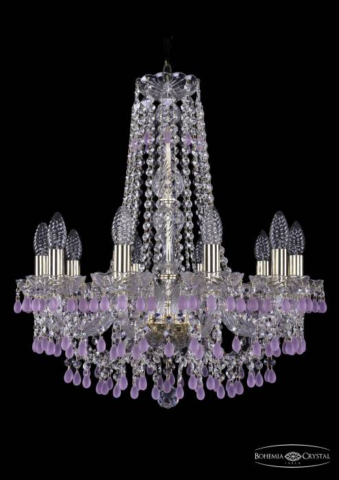 Подвесная хрустальная люстра 1410 Bohemia 1410/10/195/h-60 G V7010