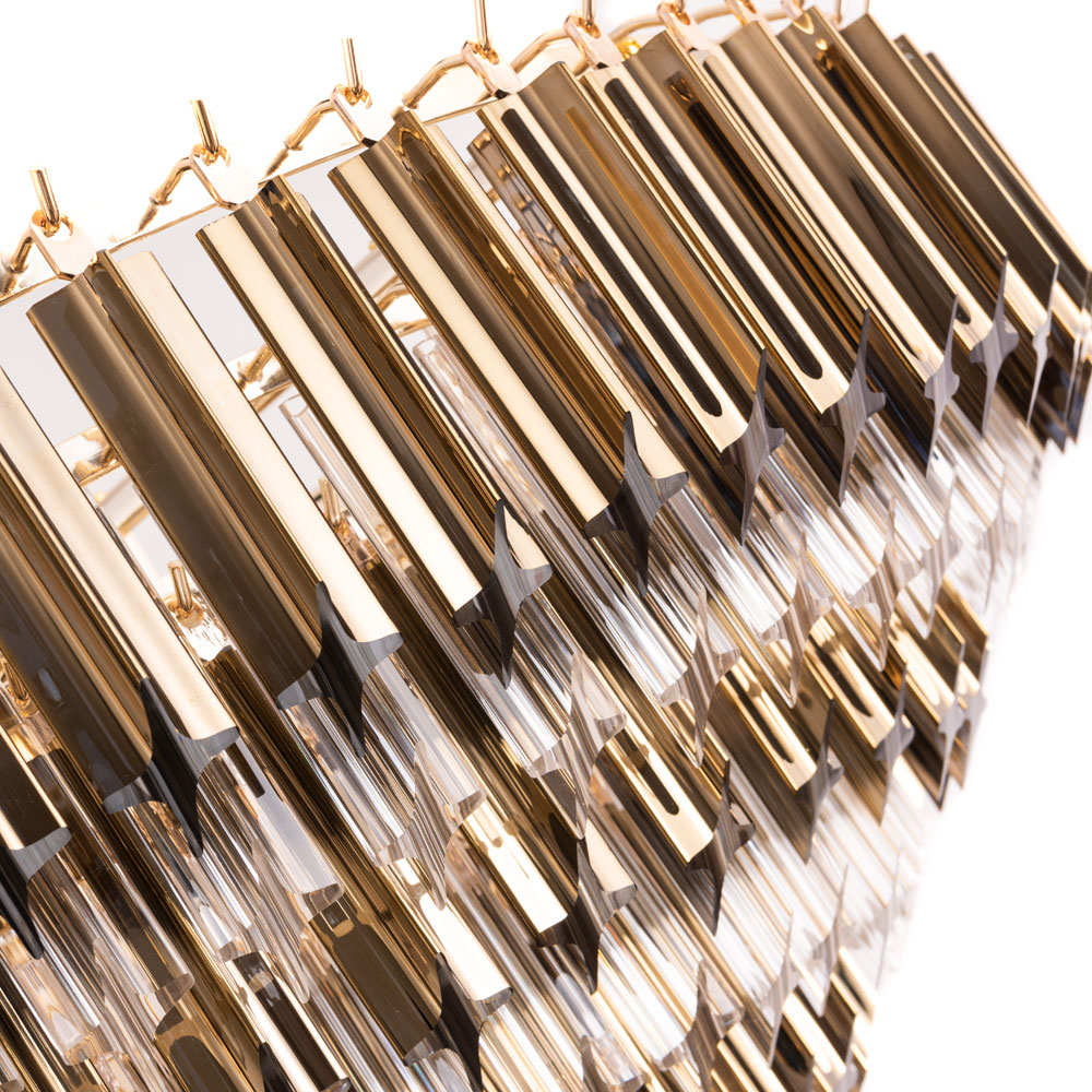 Подвесная хрустальная люстра Frizzante Divinare 1683/01 LM-10