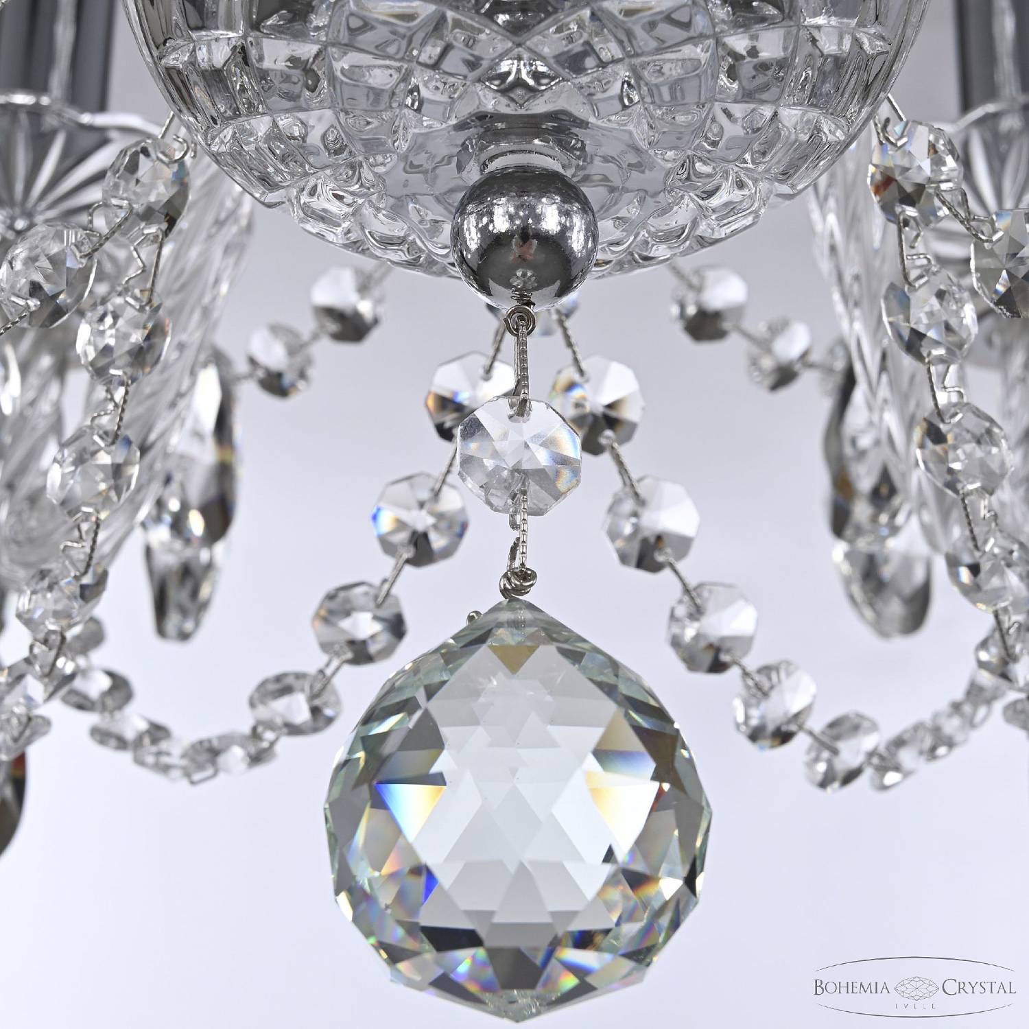 Подвесная люстра Bohemia 101 101/6/165 Ni