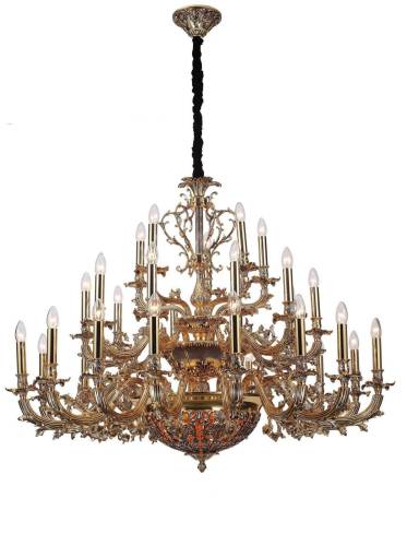 Люстра многоярусная Firrnze FIRENZE 1780.30.3 antique gold Lucia Tucci