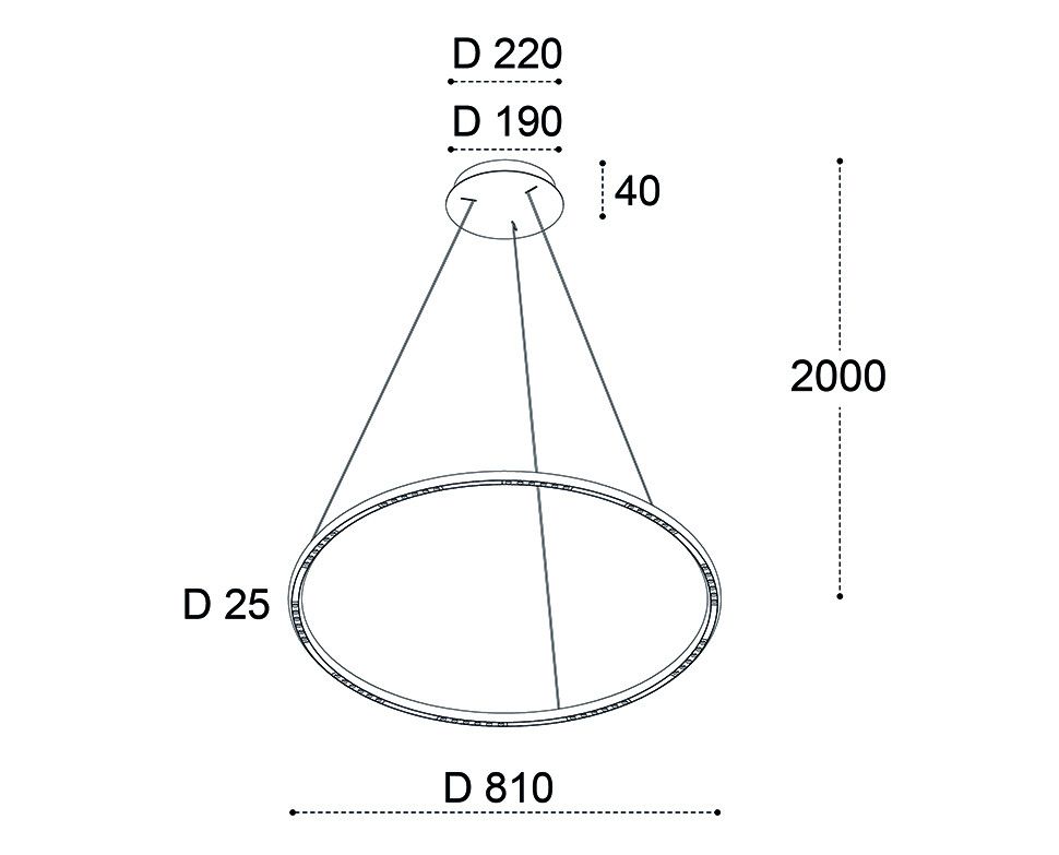Подвесная люстра Italline IT013-6022 black 3000K